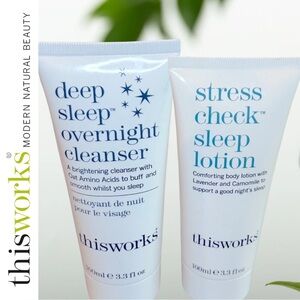NWOB 2 Pack This Works Stress Check Sleep Lotion & Deep Sleep Overnight Cleanser